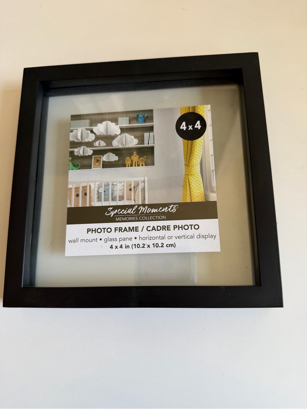 Special Moments Black Square Photo Frame